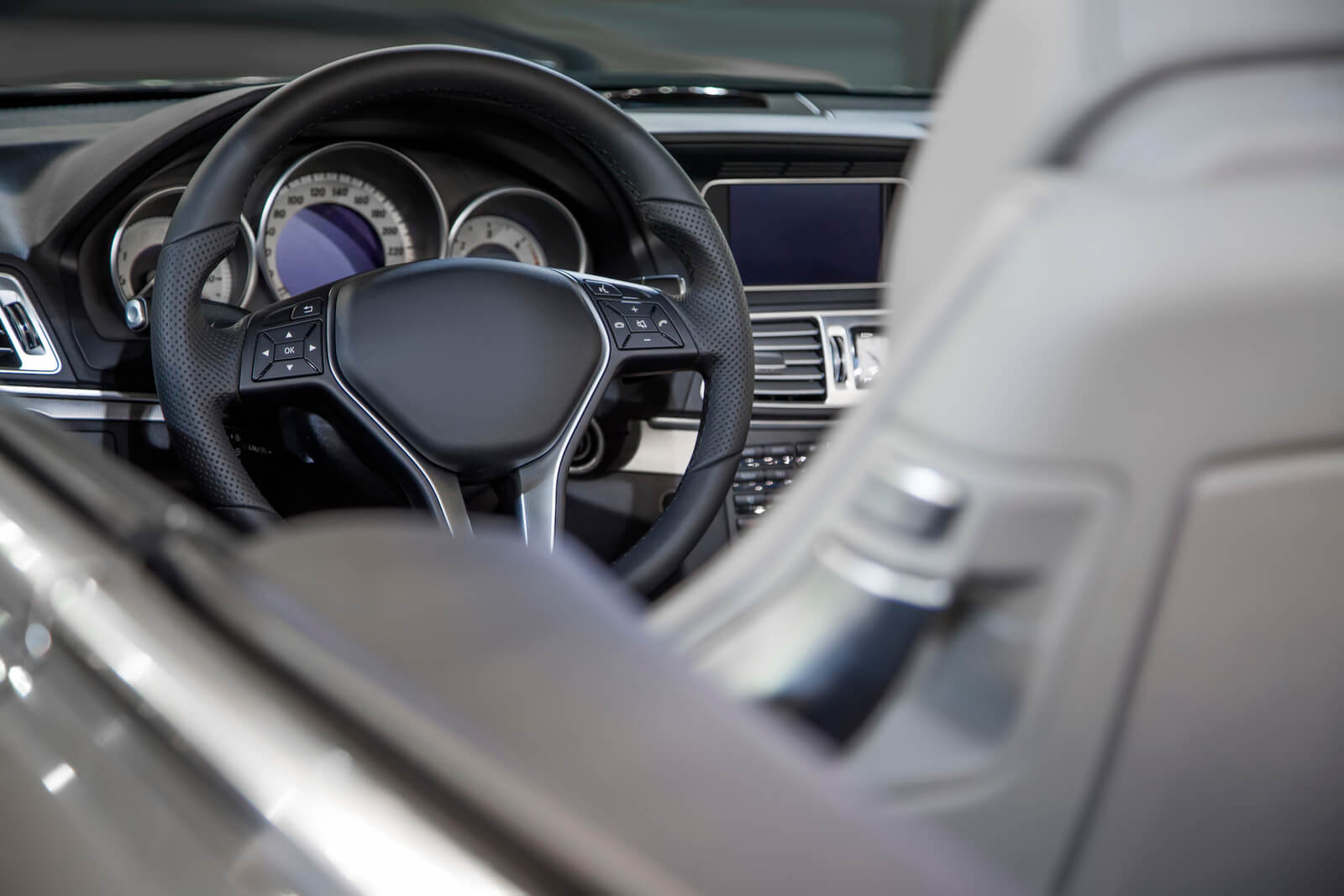Clean car interior after professional detailing in Nashville
